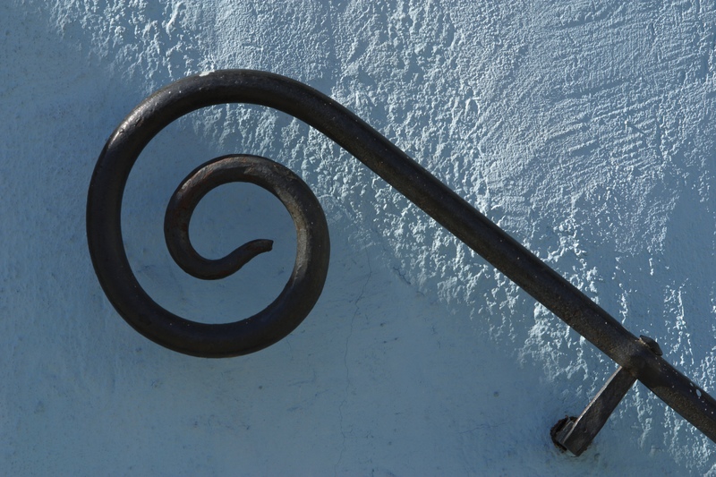 railing top scroll